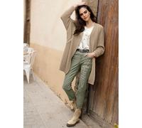 Strickjacke HEINE, Damen, Gr. 38, beige (beige, meliert), 60% Polyacryl, 40% Baumwolle, unifarben, Strickjacken Strickjacke (49677954-38) beige, meliert