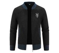 Strickjacke Herren,Trachtenjacke Herren Cardigan Strickjacken Oktoberfest Trachtenjanker Mit Reissverschluss Leicht Tracht Jacke Modern Trachten Janker Freizeitjacke Männer Pullover Herrenkleidung