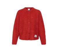 Strickjacke ICHI "Damen Langarm IHSARISA", Damen, Gr. L, rot (salsa), Obermaterial: 63% Polyacryl PAN. 26% Nylon NY. 10% Wolle mw. 1% Elasthan EL., Strickjacken Strickjacke (39363003-L) salsa