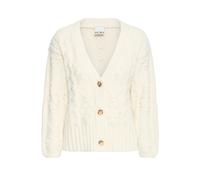 Strickjacke ICHI "ICHI Strick-Cardigan langarm IHARPER", Damen, Gr. L, grün (birch), Strickjacken Strickjacke (67456856-L) birch