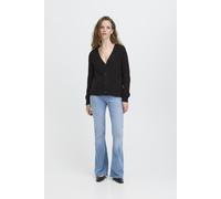 Ichi Strickjacke Damen schwarz, M