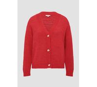 Strickjacke im Relaxed Fit mit Knöpfen 40 rot 2161761.30X1.40