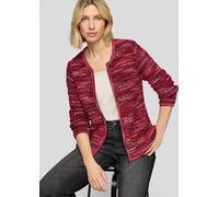 Strickjacke in Multicolor rot 40