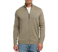 Strickjacke INDICODE "INArkmill cardigan", Herren, Gr. XL, beige (bungee cord), Strick, Obermaterial: 100% Baumwolle, unifarben, regular fit normal, ohne Ausschnitt, Bündchen, Strickjacken Strickjacke