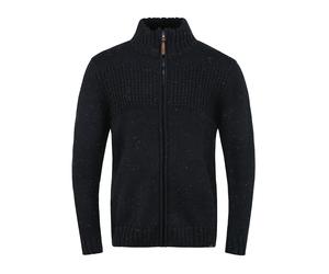 Strickjacke INDICODE "Strickjacke IDBergen", Herren, Gr. M, schwarz, Obermaterial: 97% Polyacryl PAN. 3% Polyester PES., Strickjacken Strickjacke (17768440-M) schwarz
