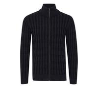 Strickjacke INDICODE "Strickjacke IDPaulomo", Herren, Gr. L, grau (charcoal mix), Obermaterial: 100% Baumwolle CO., normal, Strickjacken Strickjacke (55884539-L) charcoal mix