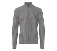 Strickjacke INDICODE "Strickjacke IDPaulomo", Herren, Gr. XXXL, grau (grau mix), Obermaterial: 100% Baumwolle CO., normal, Strickjacken Strickjacke (78374503-XXXL) grau mix