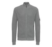 Strickjacke INDICODE "Strickjacke IDRevil", Herren, Gr. XXL, grau (grau mix), Obermaterial: 70% Baumwolle CO recyc.. 30% Polyester PES., Strickjacken Strickjacke (94726742-XXL) grau mix