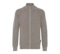 Strickjacke INDICODE "Strickjacke IDRockly", Herren, Gr. XL, grau (iron), Obermaterial: 100% Baumwolle CO., Strickjacken Strickjacke (67564636-XL) iron