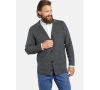 Jan Vanderstorm Strickjacke ASGER, leichtes Stricksakko 56/58 (XL) grau Herren Strickjacken 56/58 (XL) dunkelgrau