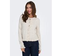 JdY Damen Jdyletty L/S On Frill Cardigan KNT Noos, Birch, M