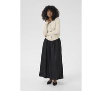 Strickjacke KAFFE "Strickjacke KAregina", Damen, Gr. S, beige (sand dollar), Obermaterial: 70% Viskose CV. 20% Nylon NY. 10% Polyester PES., Strickjacken Strickjacke (33311424-S) sand dollar