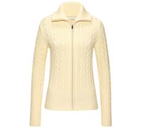 Strickjacke LASCANA, Herren, Gr. 36/38, hellgelb, Strick, Obermaterial: 50% Baumwolle, 50% Polyacryl, unifarben, figurumspielend hüftlang, Strickjacken Strickjacke (54252152-36) hellgelb