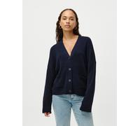 Strickjacke LEGER "Hanne, LeGer by Lena Gercke", Damen, Gr. 40, navy, Strick, Obermaterial: 56% Polyacryl, 44% Polyamid, regular fit normal, V-Ausschnitt, eingesetzt Rippstrickbündchen, Strickjacken S