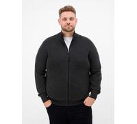 LERROS 2-Tone-Strickjacke, große Größen - Black 4XL