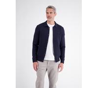 Strickjacke LERROS "Feingerippte Strickjacke im Milano-Stil aus reiner Baumwolle", Herren, Gr. XXL, blau (classic navy), 100% Baumwolle, Strickjacken Strickjacke (52668009-XXL) classic navy