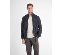 Strickjacke LERROS, Herren, Gr. XL, classic navy, Strick, Obermaterial: 100% Baumwolle, Strukturmuster, regular fit normal, ohne Ausschnitt, Rippbündchen, Strickjacken Strickjacke, mit Strukturmuster