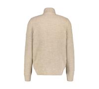 Strickjacke LERROS "Kabel-Strickjacke mit Schurwollanteil", Herren, Gr. XL, beige (tender beige melange), 70% Polyacryl, 30% Schurwolle, Strickjacken Strickjacke (72102302-XL)