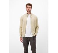Strickjacke LERROS "LERROS Melange-Strickjacke für Herren", Herren, Gr. 3XL, tender beige melange, 100% Baumwolle, Strickjacken Strickjacke (89317837-XXXL) tender beige melange