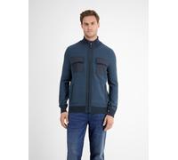 Strickjacke LERROS "LERROS Sportive Strickjacke für Herren", Herren, Gr. 3XL, classic navy, 100% Baumwolle, Strickjacken Strickjacke (21515040-XXXL)
