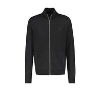 Strickjacke LERROS "Schurwoll-Strickjacke mit Kaschmiranteil", Herren, Gr. XXL, schwarz, 88% Schurwolle, 12% Kaschmir, Strickjacken Strickjacke (52744647-XXL) schwarz