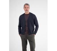 Strickjacke LERROS "Strickjacke im Cardiganstil aus reiner weicher Baumwolle", Herren, Gr. 3XL, schwarz (classic navy), 100% Baumwolle, Strickjacken Strickjacke (95395160-XXXL) classic navy