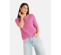 Strickjacke LIEBLINGSSTÜCK "NinonL", Damen, Gr. 40, 321, rose pink, 70% Baumwolle, 30% Leinen, regular fit, Strickjacken Strickjacke, 70% Baumwolle, 30% Leinen (50207544-40) 321, rose pink