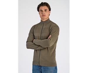 Strickjacke LINDBERGH "Cardigan Relaxed Fit", Herren, Gr. M, grün (army), Obermaterial: 100% Baumwolle, Strickjacken Strickjacke (42886761-M) army