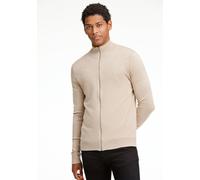 Strickjacke LINDBERGH "Cardigan Slim Fit", Herren, Gr. L, sand mel, Obermaterial: 80% Viskose, 20% Nylon, unifarben, Strickjacken Strickjacke (30203861-L) sand mel