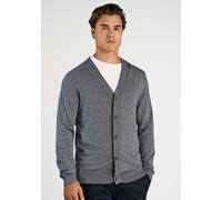 Strickjacke LINDBERGH "Lindbergh Cardigan", Herren, Gr. M, navy blend, Obermaterial: 80% Viskose, 20% Nylon, Strickjacken Strickjacke (48260134-M) navy blend