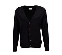 Strickjacke LINDBERGH "Lindbergh Cardigan", Herren, Gr. XL, schwarz, Obermaterial: 80% Viskose, 20% Nylon, Strickjacken Strickjacke (14267604-XL) schwarz