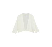 Strickjacke COMMA, Damen, Gr. M (38), weiß (ecru), Strick, Obermaterial: 66% Lyocell, 34% Baumwolle, unifarben, regular fit normal, ohne Ausschnitt, Bündchen, Strickjacken Strickjacke, mit Bündchen (2