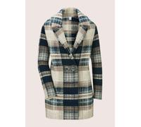 Strickjacke MADELEINE "Strickjacke Dünner Mantel aus italienischem Garn", Damen, Gr. 46, blau (marine, berber), Obermaterial: 27% Polyamid PA. 24% Viskose CV. 19% Polyacryl PAN. 14% Alpaka WP. 13% Wol