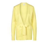 Strickjacke MADELEINE "Strickjacke Strickjacke aus Supima-Cotton", Damen, Gr. 36, gelb (helllimone), Obermaterial: 95% Baumwolle CO. 5% Polyamid PA., Strickjacken Strickjacke (57745854-36) helllimone