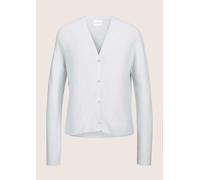 Strickjacke MADELEINE "Strickjacke Strickjacke mit V-Ausschnitt", Damen, Gr. 36, weiß, Obermaterial: 100% Baumwolle CO., Strickjacken Strickjacke (67773529-36) weiß