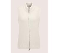 Strickjacke MADELEINE "Strickweste Strickweste", Damen, Gr. 44, weiß (perlweiß), Obermaterial: 72% Wolle mw. 22% Polyamid PA. 6% Kaschmir WS., Strickjacken Strickjacke (76006543-44) perlweiß