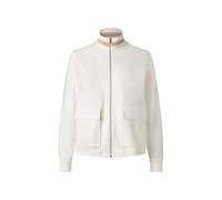 Strickjacke MAERZ MUENCHEN "Maerz Muenchen 125001 Strickjacke Damen Bekleidung", Damen, Gr. 38, weiß, 62% Viskose, 33% Polyamid, 5% Spandex, Strickjacken Strickjacke (67836550-38) weiß