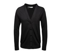 Strickjacke MAERZ MUENCHEN "Maerz Muenchen 128800 Strickjacke Damen Bekleidung", Damen, Gr. 42, schwarz, 67% Lyocell, 33% Baumwolle, Strickjacken Strickjacke (94333957-42) schwarz