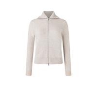 Strickjacke MAERZ MUENCHEN "Maerz Muenchen 212700 Strickjacke Damen Bekleidung", Damen, Gr. 46, beige (grau), 100% Schurwolle, Strickjacken Strickjacke (61113024-46) grau
