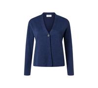 Strickjacke MAERZ MUENCHEN "Maerz Muenchen 215800 Strickjacke Damen Bekleidung", Damen, Gr. 42, blau, 100% Wolle (Merino), Strickjacken Strickjacke (35139905-42) blau