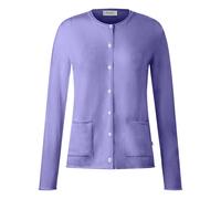 Strickjacke MAERZ MUENCHEN "Maerz Muenchen 244000 Strickjacke Damen Bekleidung", Damen, Gr. 36, lila, 100% Wolle (Merino), Strickjacken Strickjacke (94776852-36) lila
