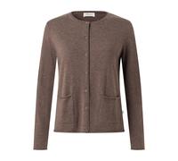 Strickjacke MAERZ MUENCHEN "Maerz Muenchen 244000 Strickjacke Damen Bekleidung", Damen, Gr. 38, braun, 100% Wolle (Merino), Strickjacken Strickjacke (39355932-38) braun