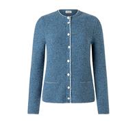 Strickjacke MAERZ MUENCHEN "Maerz Muenchen 246901 Strickjacke Damen Bekleidung", Damen, Gr. 38, blau, 60% Wolle, 20% Viskose, 20% Polyamid, Strickjacken Strickjacke (11718251-38) blau
