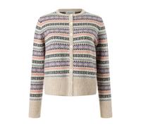 Strickjacke MAERZ MUENCHEN "Maerz Muenchen 266101 Strickjacke Damen Bekleidung", Damen, Gr. 44, beige, 100% Schurwolle, Strickjacken Strickjacke (57251613-44) beige