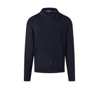 Strickjacke MAERZ MUENCHEN "Maerz Muenchen 502300 Strickjacke Herren Bekleidung", Herren, Gr. 58, blau (dunkelblau), 100% Wolle (Merino), Strickjacken Strickjacke (19636930-58) dunkelblau