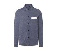 Strickjacke MAERZ MUENCHEN "Maerz Muenchen 525201 Strickjacke Herren Bekleidung", Herren, Gr. 54, blau, 50% Baumwole, 50% Schurwolle, Strickjacken Strickjacke (44559956-54) blau