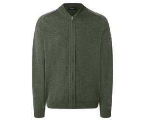 Strickjacke MAERZ MUENCHEN "Maerz Muenchen 585600 Strickjacke Herren Bekleidung", Herren, Gr. 50, gruen, 100% Wolle (Merino), Strickjacken Strickjacke (85402737-50) gruen