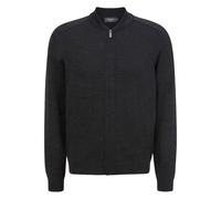Strickjacke MAERZ MUENCHEN "Maerz Muenchen 585600 Strickjacke Herren Bekleidung", Herren, Gr. 52, schwarz (dunkelgrau), 100% Wolle (Merino), Strickjacken Strickjacke (91615466-52) dunkelgrau