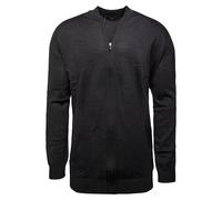 Strickjacke MAERZ MUENCHEN "Maerz Muenchen 585690 Strickjacke Herren Bekleidung", Herren, Gr. 68, schwarz (grau), 100% Wolle (Merino), Strickjacken Strickjacke (40523444-68) grau