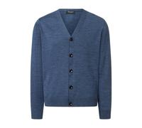 Strickjacke MAERZ MUENCHEN "Maerz Muenchen 590800 Strickcardigan Herren Bekleidung", Herren, Gr. 48, blau, 100% Wolle (Merino), Strickjacken Strickjacke (33659600-48) blau